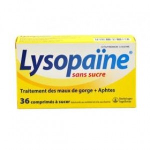 Lysopaïne sans sucre