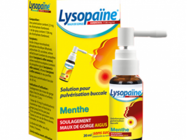 Lysopaïne collutoire ambroxol