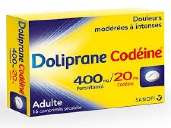 Doliprane codéiné 400 mg/20 mg