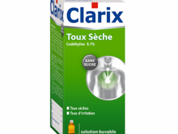 Clarix toux sèche codéthyline